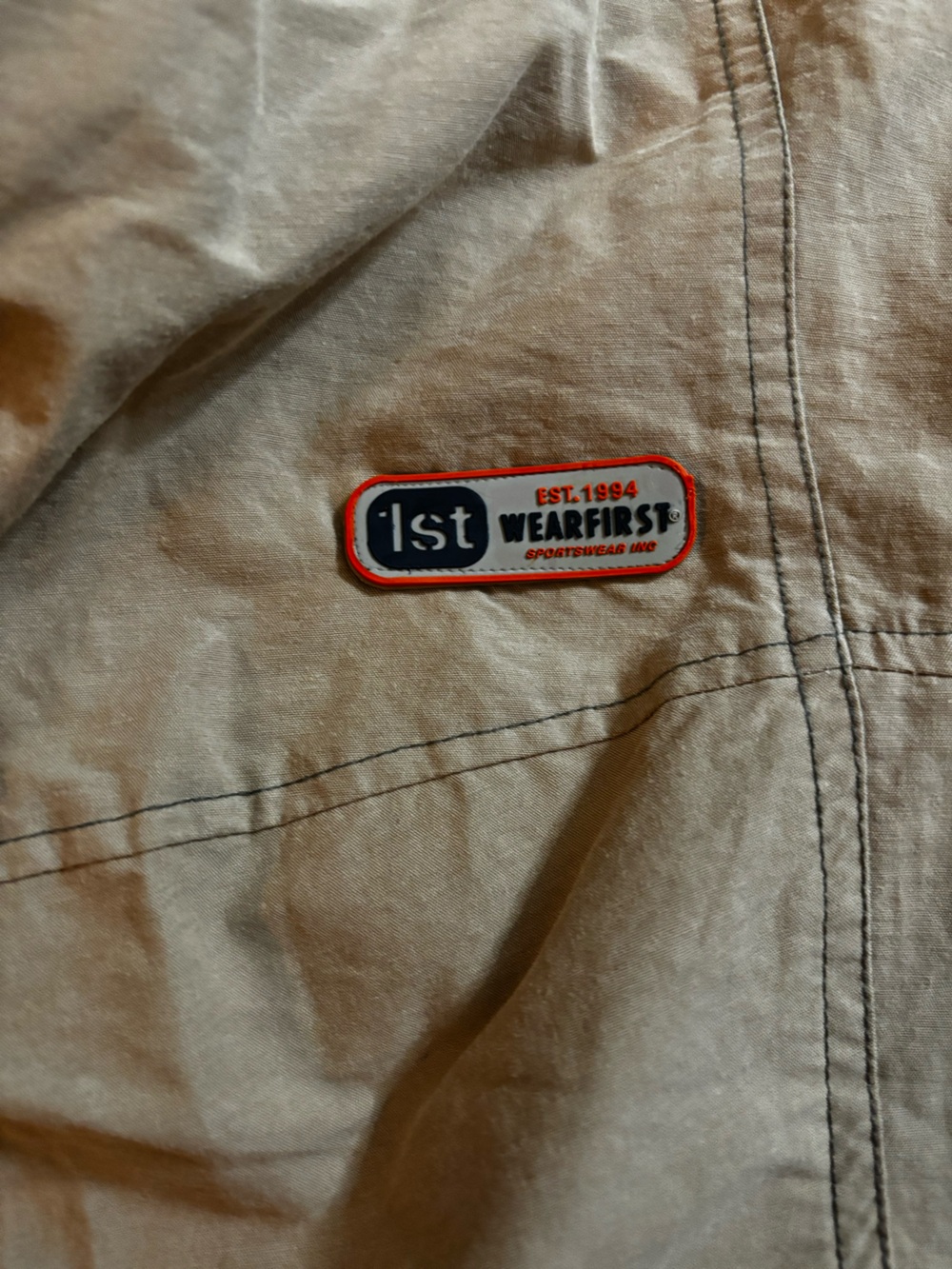 Wear First NWT Cargo Shorts Y2K Khaki Beige Outdoor Utility Cropped Pants + Belt - Picture 3 of 12